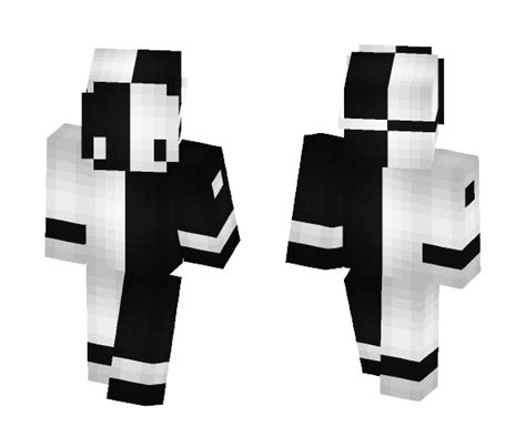 Black and White Minecraft Skins 